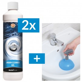 2x Duguláselhárító gél + pumpa ingyen