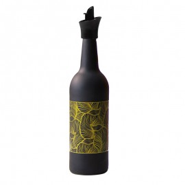 Aranyleveles olívaolajtároló üveg