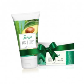 SENSO csomagot kapsz: avokádó- bőrradír + testápoló