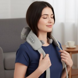 Masszírozó - shiatsu masszázs gallér a nyak, a vállak és a hát számára