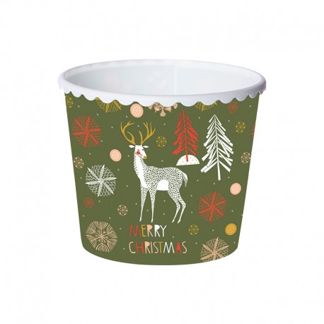 Rénszarvasos popcornvödör