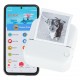 Mini hőnyomtató fényképekhez és jegyzetekhez, zsebméretű, Bluetooth