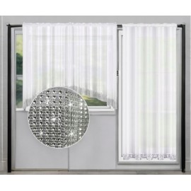 Erkély függönygarnitúra 400x250 + 150x250 cm