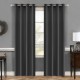 Glamour velúr függöny sötétszürke 140 x 230 cm ringlis felfüggesztéssel