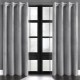 Glamour velúr függöny világosszürke 140 x 230 cm ringlis felfüggesztéssel