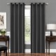 Glamour velúr függöny sötétszürke 140 x 250 cm ringlis felfüggesztéssel
