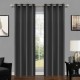 Glamour velúr függöny sötétszürke 140 x 250 cm ringlis felfüggesztéssel