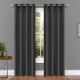 Glamour velúr függöny sötétszürke 140 x 250 cm ringlis felfüggesztéssel