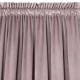 Glamour velúr sötétítő függöny púderrózsaszín 140 x 230 cm ráncolós szalaggal