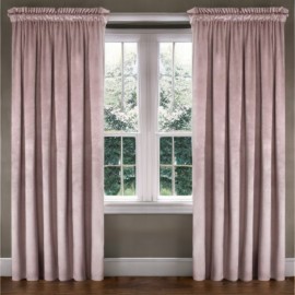 Glamour velúr sötétítő függöny púderrózsaszín 140 x 250 cm ráncolós szalaggal (1 db.)