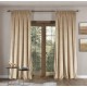 Glamour velúr sötétítő függöny bézs 140 x 250 cm ráncolós szalaggal