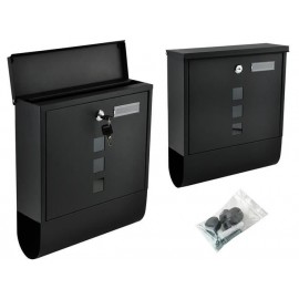 Fekete postaláda A4-es formátumhoz