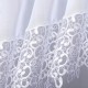 Fehér függöny gipiur csipkével 400x160 cm