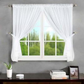 Voálfüggöny gipiur csipkével 400x150 cm