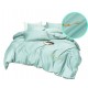 3 részes ágyneműgarnitúra hímzéssel, mentazöld szín, 160x200 cm