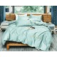 3 részes ágyneműgarnitúra hímzéssel, mentazöld szín, 160x200 cm