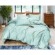 3 részes ágyneműgarnitúra hímzéssel, mentazöld szín, 200x220 cm