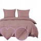 3 részes damaszt ágyneműgarnitúra, rózsaszín szín, 160x200 cm