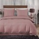 3 részes damaszt ágyneműgarnitúra, rózsaszín szín, 160x200 cm