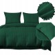 3 részes damaszt ágyneműgarnitúra, zöld szín, 160x200 cm