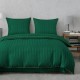 3 részes damaszt ágyneműgarnitúra, zöld szín, 160x200 cm