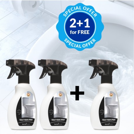 2+1 PRO aktív hab WC tisztításához