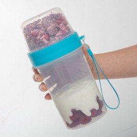 2 az 1-ben joghurtos pohár müzlitartóval