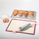 Sodrófa croissant, kis kifli és tésztatekercs vágásához