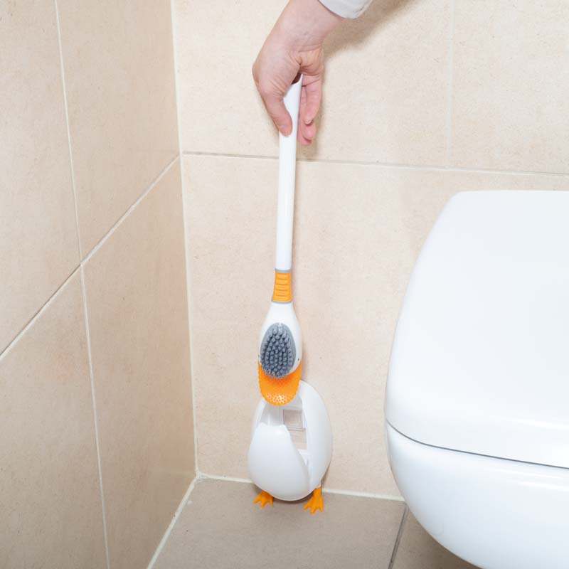 Kacsás WC-tisztító kefe