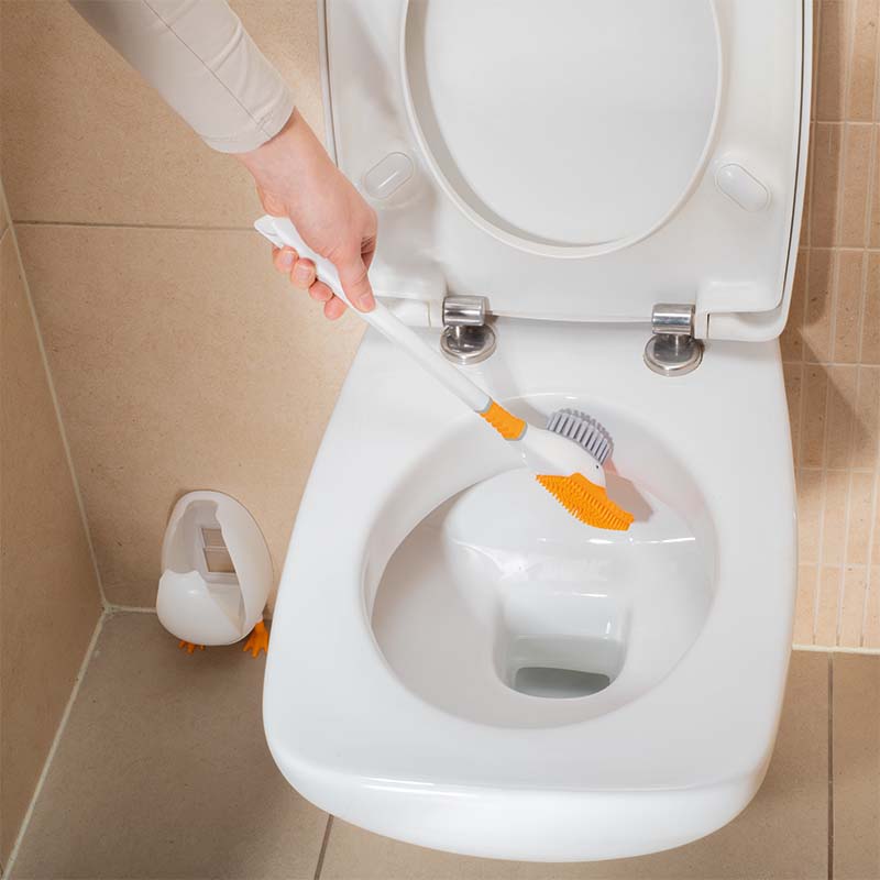 Kacsás WC-tisztító kefe