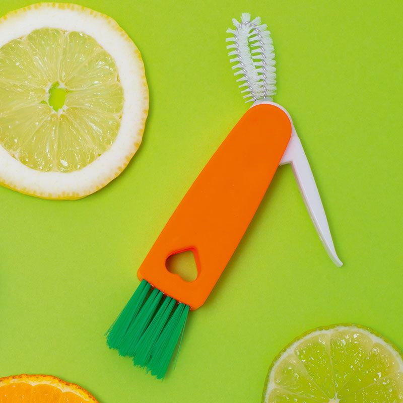 Répa alakú 3 az 1-ben kefe