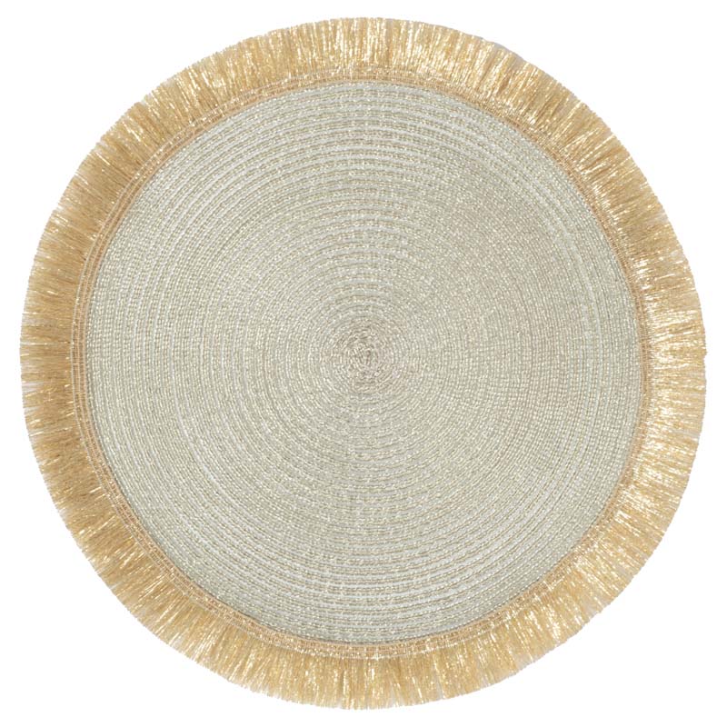 Kerek tányéralátét arany