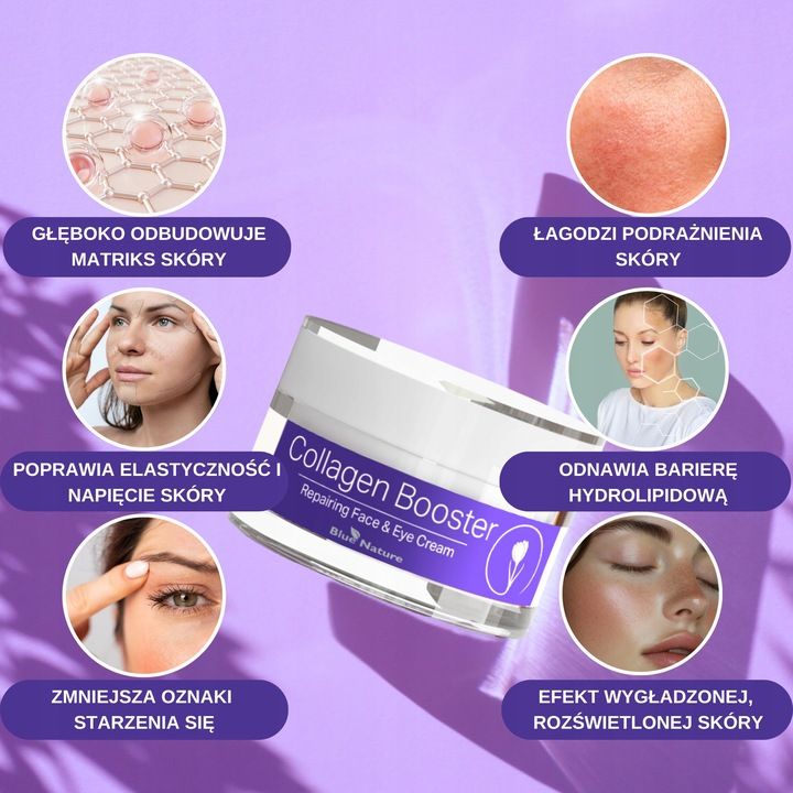 Collagen Booster éjjel-nappali javító krém arcra és szem köré