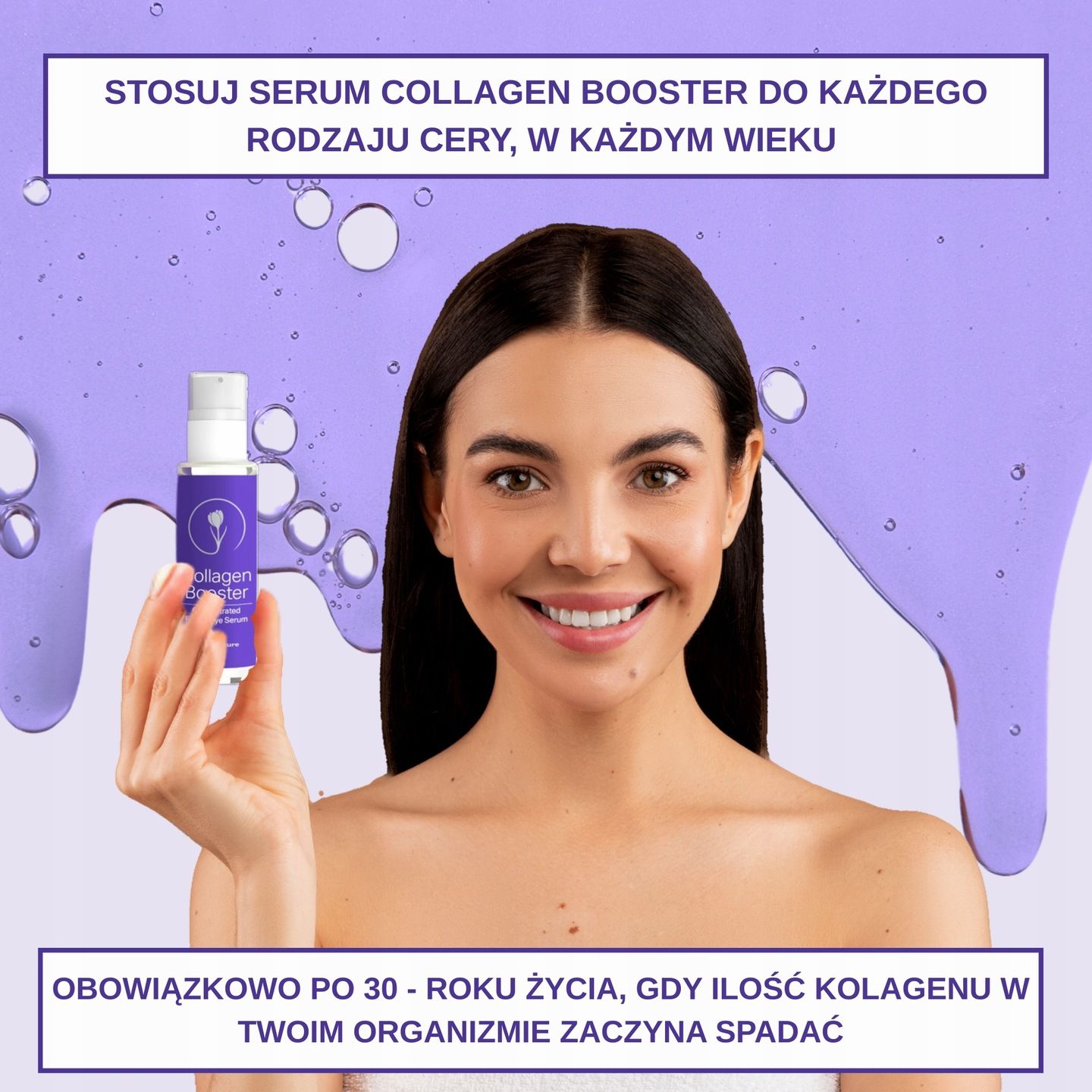 Collagen Booster koncentrált, arc- és szem alatti bőrre kifejlesztett szérum