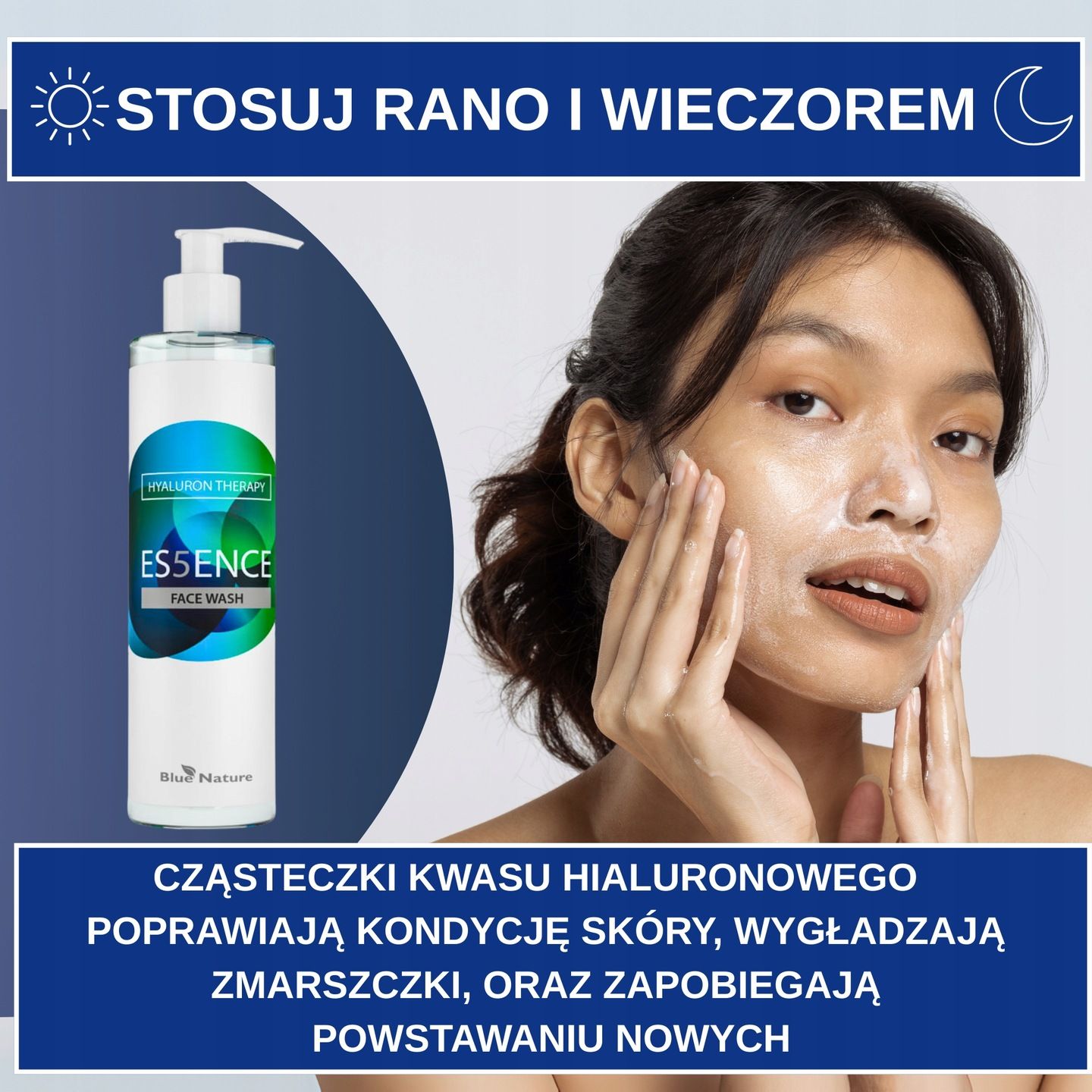 ES5ENCE arcmosó és sminkeltávolító gél