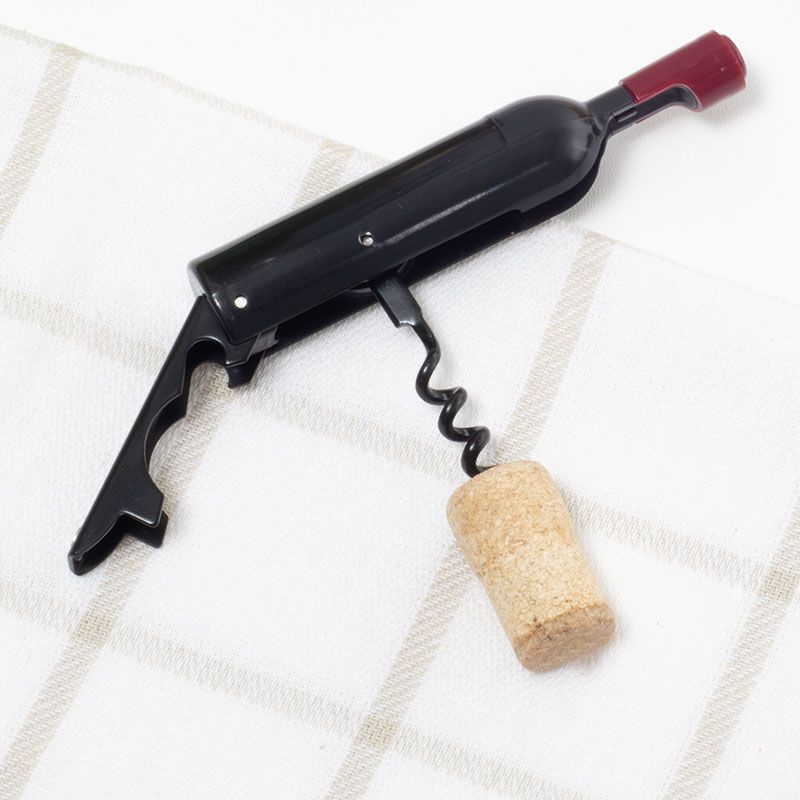 Borosüveg alakú bor- és sörnyitó