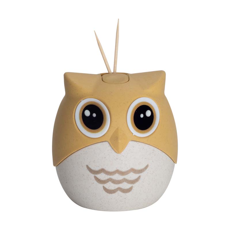 Baglyos fogpiszkáló-tartó és -adagoló