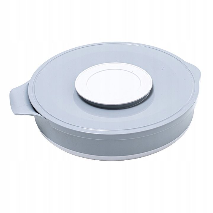 Összecsukható kerek tál fedéllel