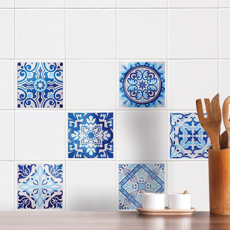 Dekoratív matricák kék