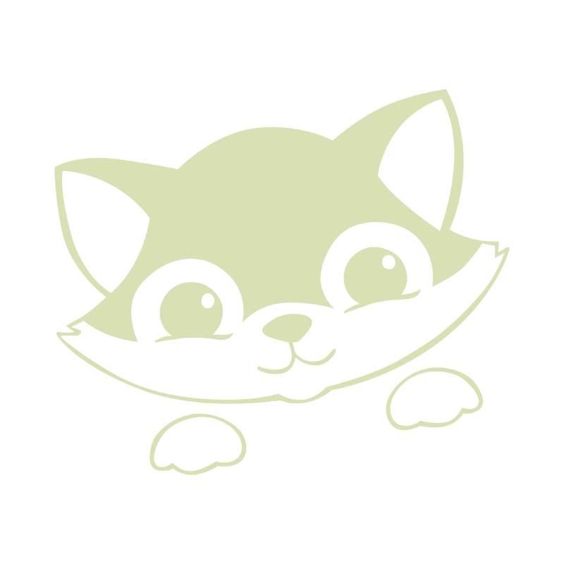 Fluoreszkáló matricák falra