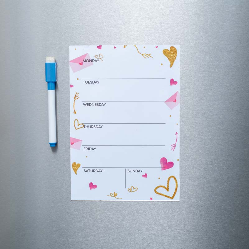 Mágneses tervező filctollal