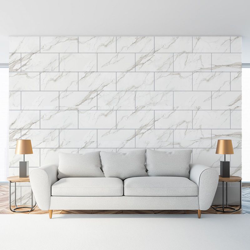 Öntapadó panel falra fehér márvány