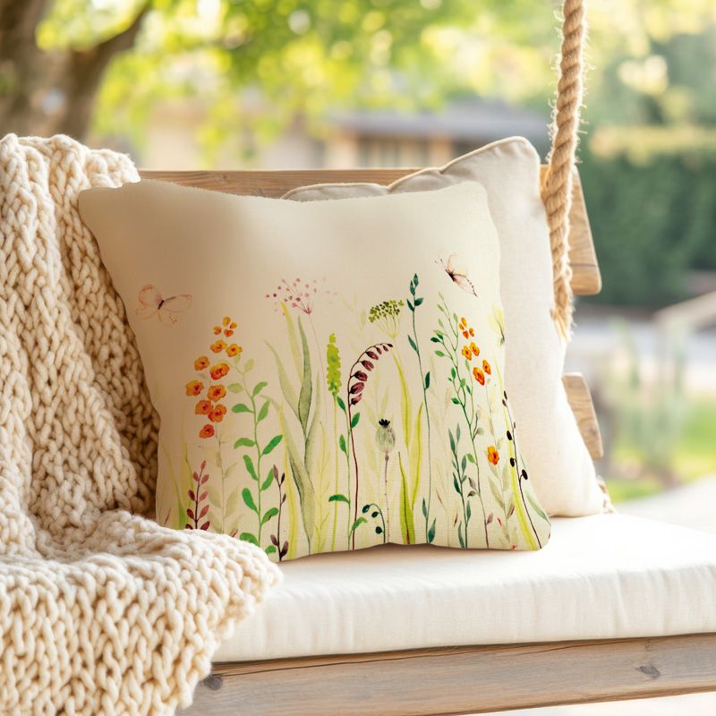 Vadvirágos párnahuzat