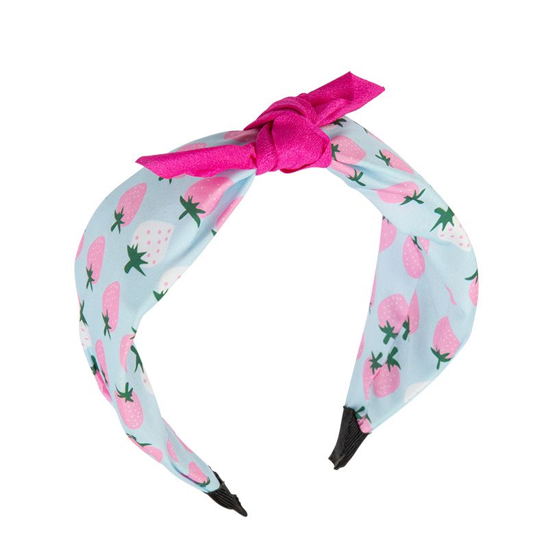 Rózsaszín epres fejpánt