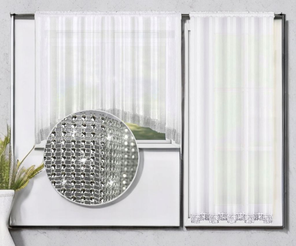 Erkély függönygarnitúra 400x250 + 150x250 cm