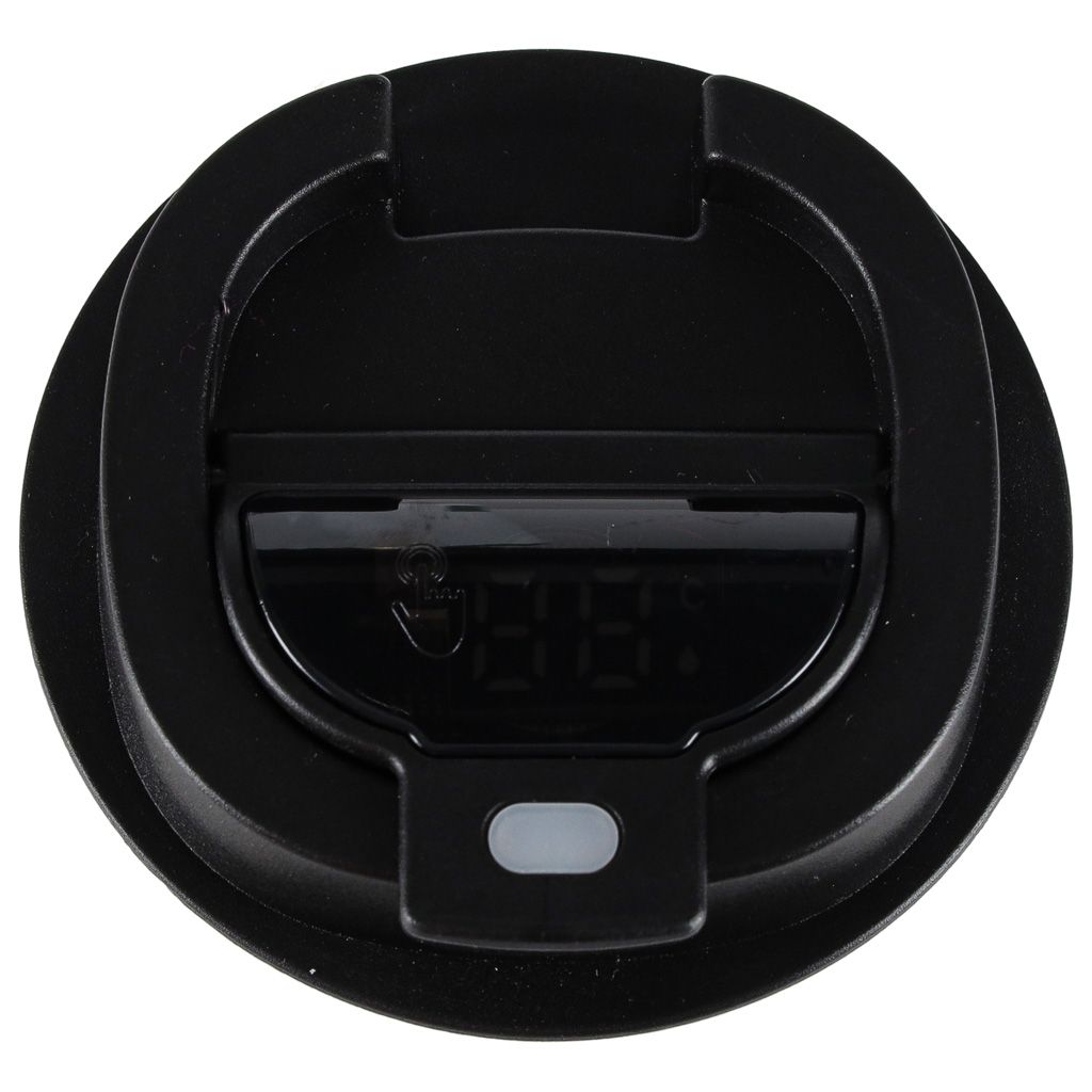 LED termoszbögre szájrésszel 500 ml – fekete