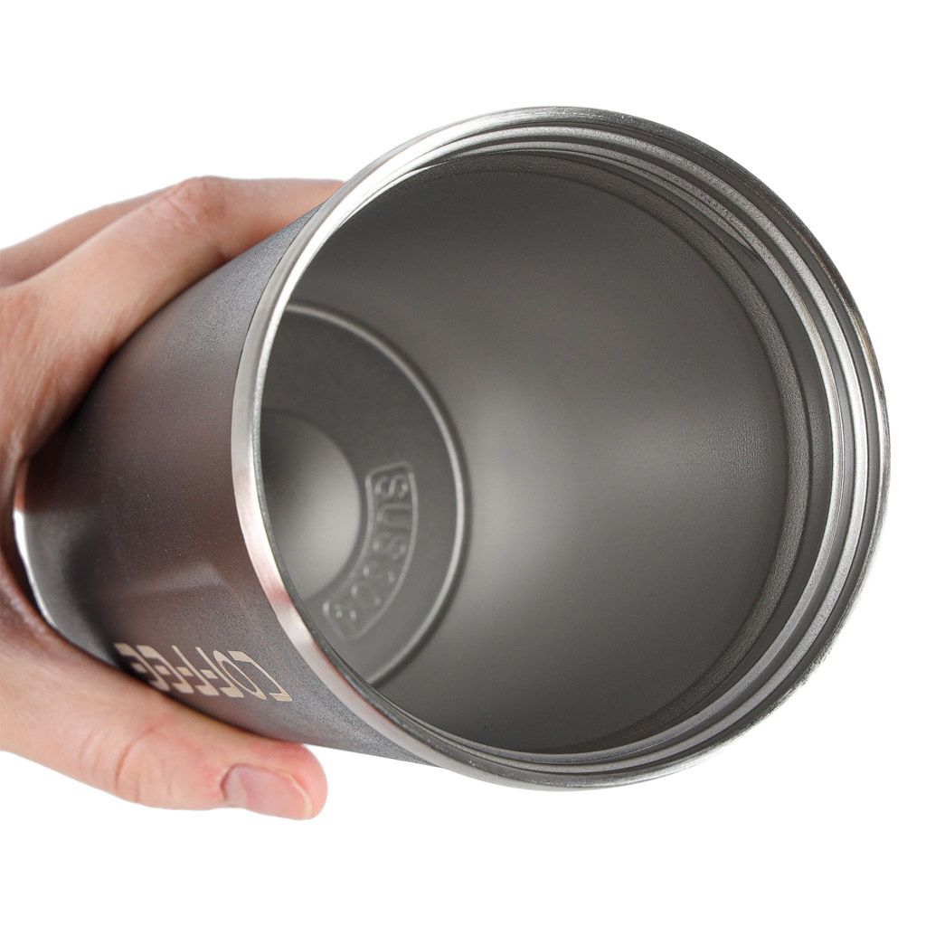 LED termoszbögre szájrésszel 500 ml – fekete