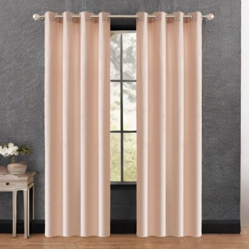 Glamour velúr függöny bézs 140 x 230 cm ringlis felfüggesztéssel (1 db.)