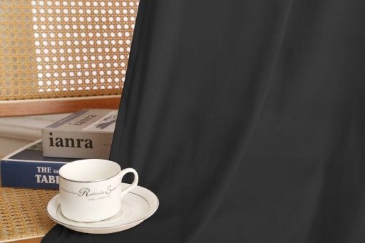 Glamour velúr sötétítő függöny sötétszürke 140 x 230 cm ráncolós szalaggal (1 db.)