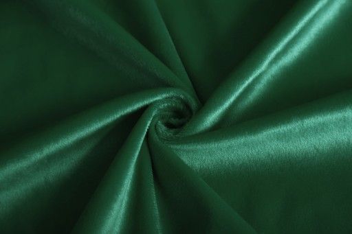 Glamour velúr sötétítő függöny palackzöld 140 x 270 cm ráncolós szalaggal (1 db.)